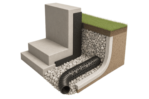 Дренаж фундамента в СПб