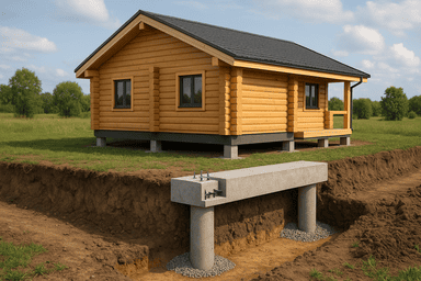 ТИСЭ для дома из бруса 8×10 м